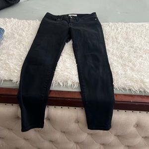 Madewell black skinny jeans